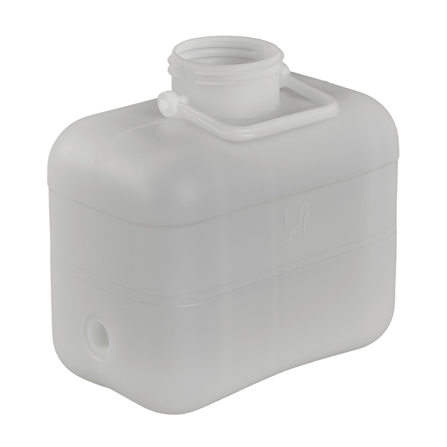 Bidon à col large avec poignée 10 lt, PE-HD